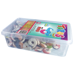 Toros Gummy Jelly Tub - Fizzy Sour Rings 750g Toros Gummy Jelly Tub - Fizzy Sour Rings 750g